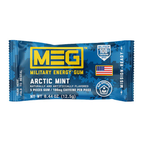 Arctic Mint Military Energy Gum American Candy