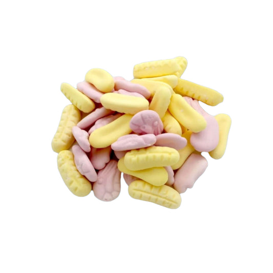 Barratt Shrimps & Bananas foam sweets retro sweets