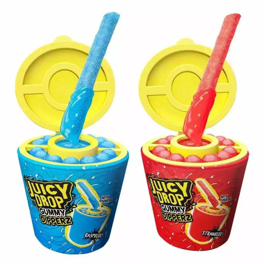 Bazooka Juicy Drops Gummy Dippers sour sweets