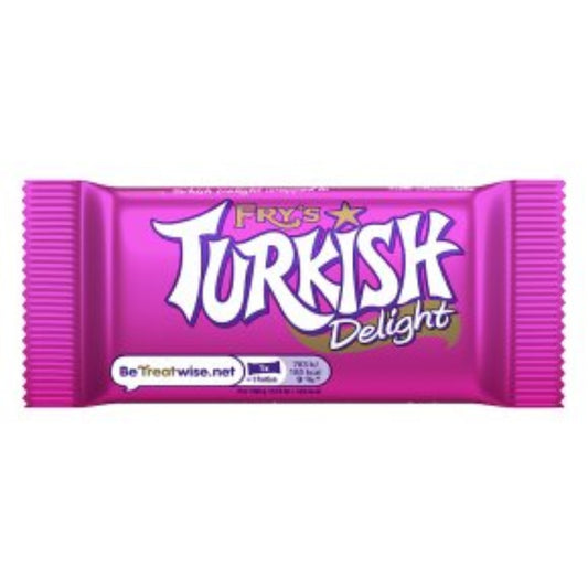 Fry's Turkish Delight Milk Chocolate Bar Retro Chocolate Bars