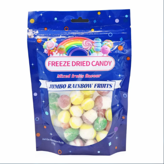 Freeze Dried Jumbo Skittles or Rainbow Fruits Freeze Dried Candy