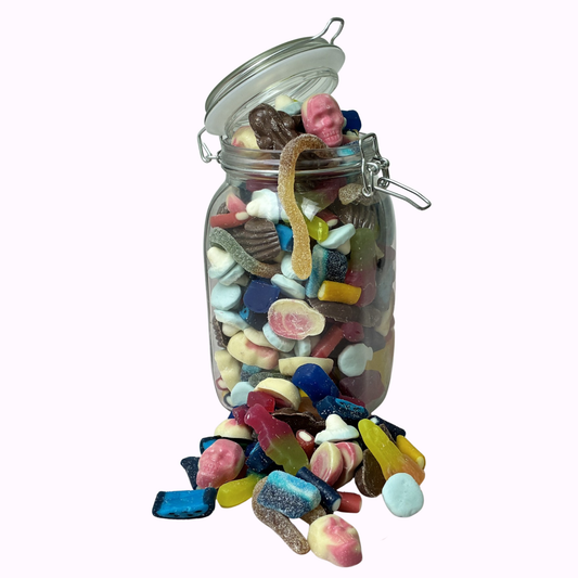 Father's Day Pick N Mix Clip Top Jar Retro Sweets
