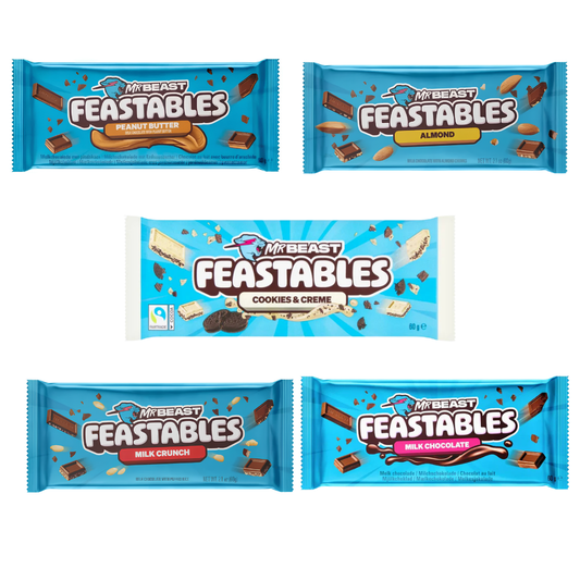 Fesastables by Mr Beast 5 Pack Bundle of Flavours (American)
