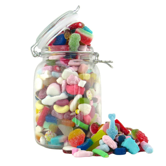 Fizzy Vegan Pick N Mix Kilner Jar Retro Sweets