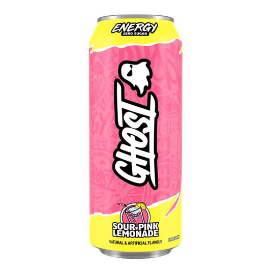 Ghost Energy Sour Pink Lemonade Energy Drink American Energy Drinks