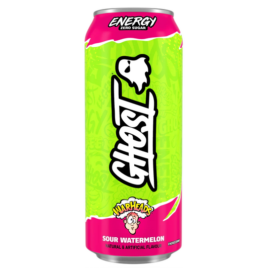 Ghost Energy x Warheads Sour Watermelon Energy Drink