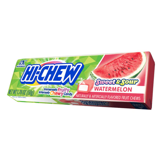Hi-Chew Chewy Sweet & Sour Watermelon Japanese Candy