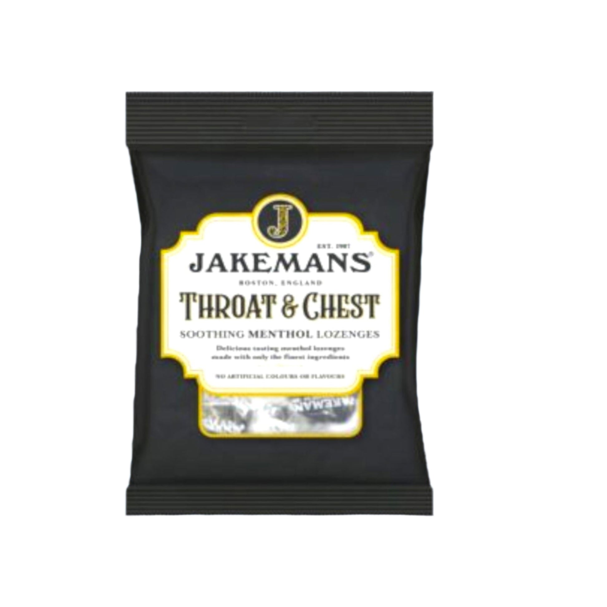 Jakemans Throat & Chest boiled sweets retro sweets menthol sweets Killer Candy