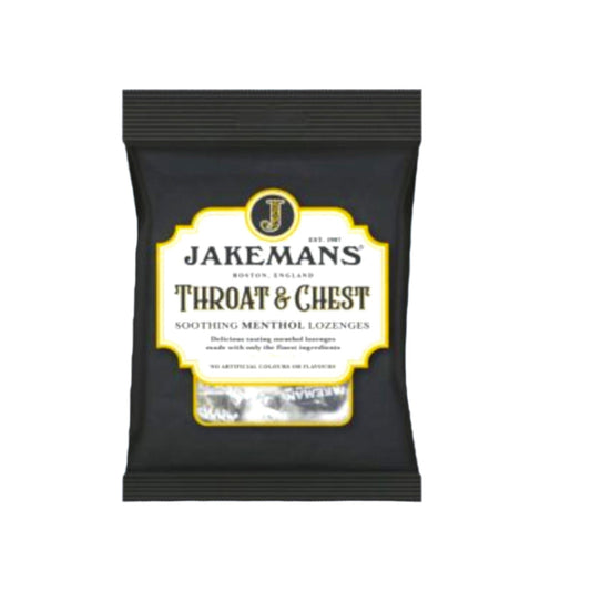 Jakemans Throat & Chest boiled sweets retro sweets menthol sweets Killer Candy