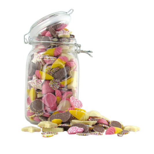Chocolate Pick N Mix Kilner Jar Retro Sweets