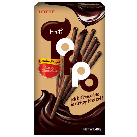 Lotte Toppo Double Chocolate filled Pretzel Sticks Japanese Snacks