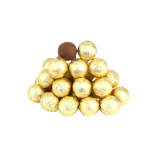Milk Chocolate Gold Foiled Balls Killer Candy