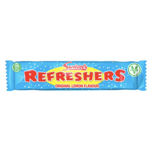 Refreshers Lemon Chew Bar chewy sweets taffy sweets retro sweets
