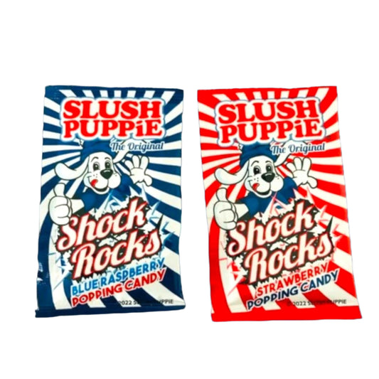 Slush Puppie Shock Rocks Popping Candy retro sweets Killer Candy