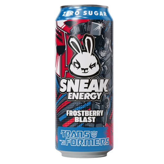Sneak Energy x Transformers Frostberry Blast Energy Drink