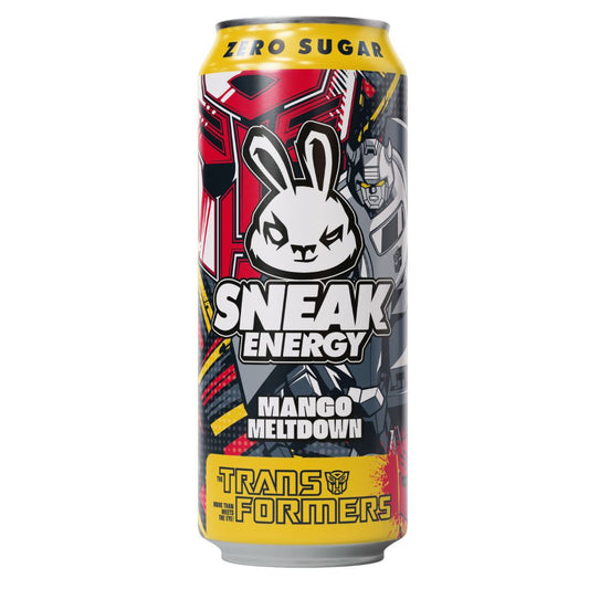Sneak Energy x Transformers Mango Meltdown Energy Drink