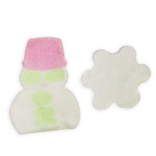 Snowman And Snowflake Marshmallows Christmas Sweets