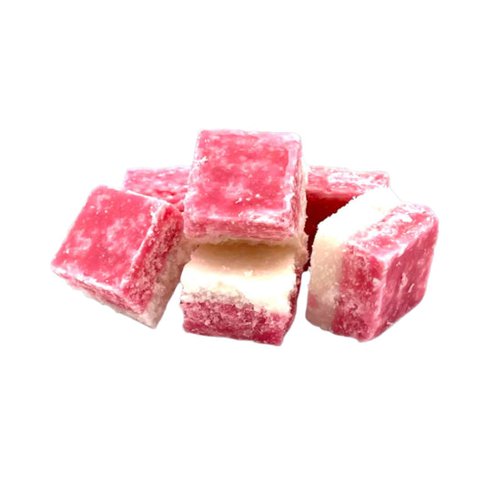 Stockleys Coconut Ice / Raspberry Coconut Crumble retro sweets Killer Candy