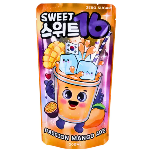 Sweet 16 Passion Fruit & Mango Ads Fruit Drink Korean Drink