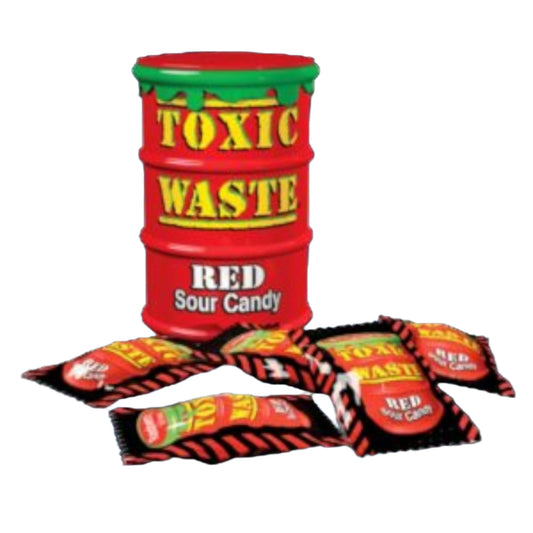 Toxic Waste Red boiled sweets sour sweets Killer Candy