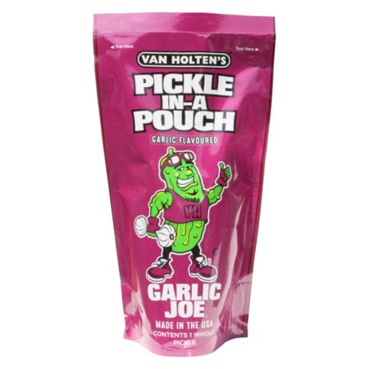 Van Holtens Garlic Joe Pickle in a Pouch American Snacks