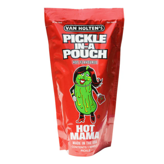 Van Holtens Hot Mama Pickle in a Pouch American Snacks