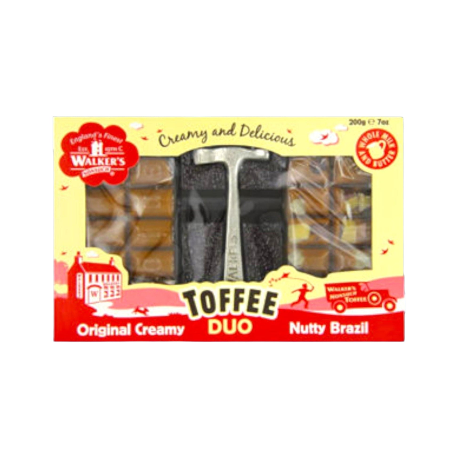 Walkers Nonsuch Toffee Duo Hammer Pack retro sweets gift ideas Killer Candy