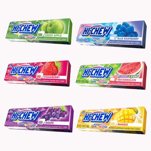 Hi-Chew Chewy Sweets Bundle of 6 Flavours Japanese Sweets