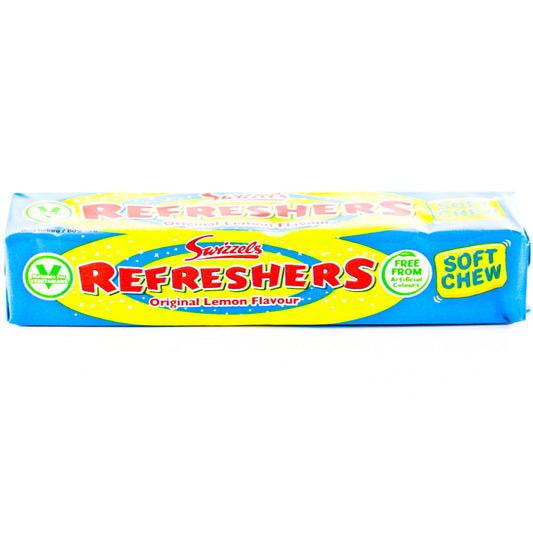 Swizzels Lemon Refreshers Stick Pack chewy sweets taffy sweets retro sweets Killer Candy