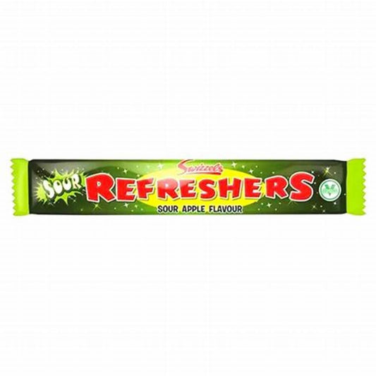 refreshers_sour_apple_chew_bar chewy sweets taffy sweets retro sweets