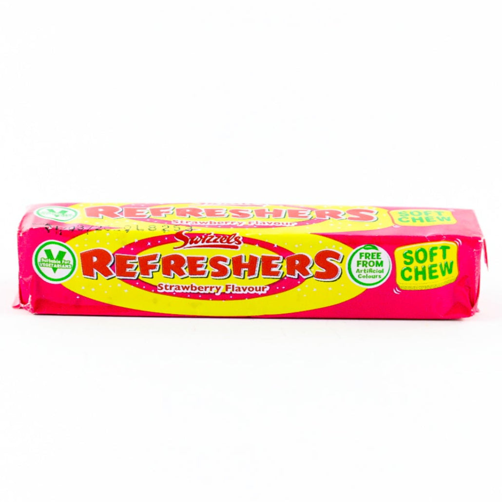 Swizzels Strawberry Refreshers Stick Pack chewy sweets taffy sweets retro sweets Killer Candy