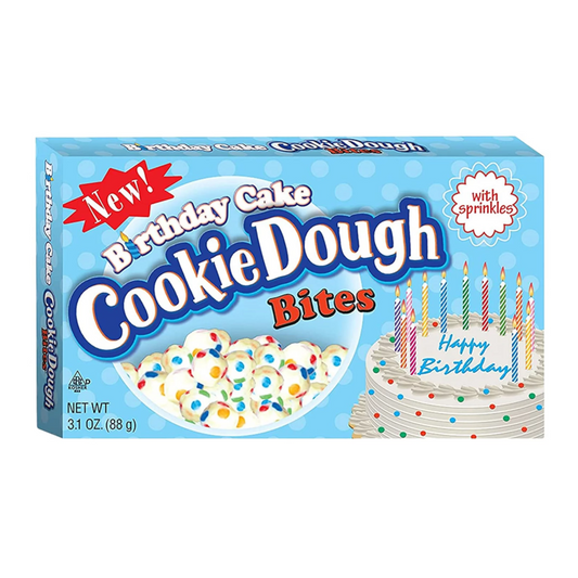 Birthday Cake Cookie Dough Bites Theatre Box American Candy