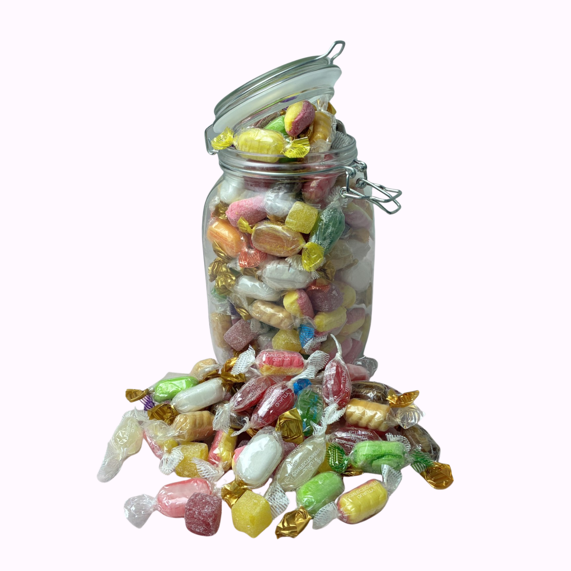 Boiled Sweet Pick N Mix Clip Top Jar Retro Sweets