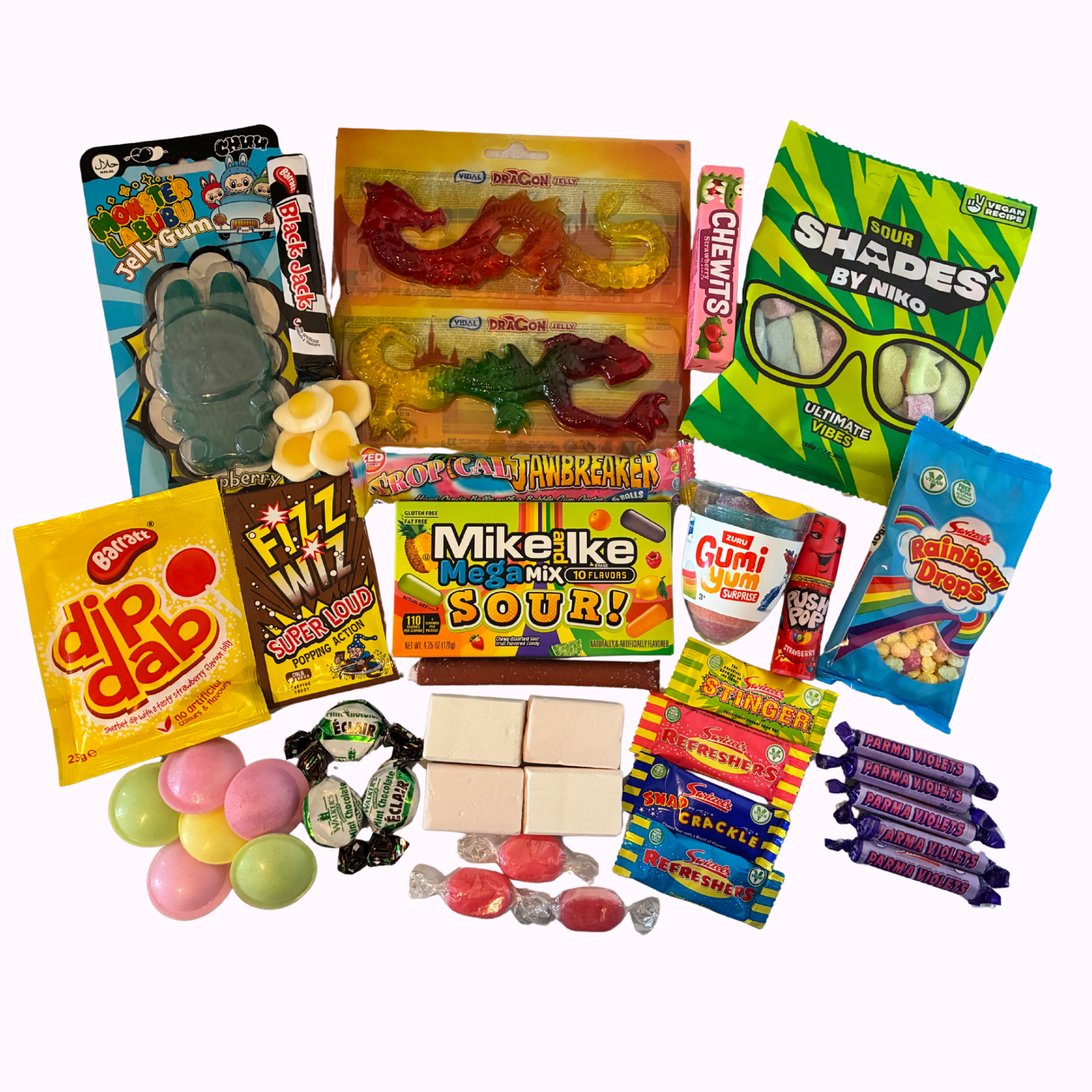 Box of the Month for August 2026 contains Retro Sweets, American Candy and More