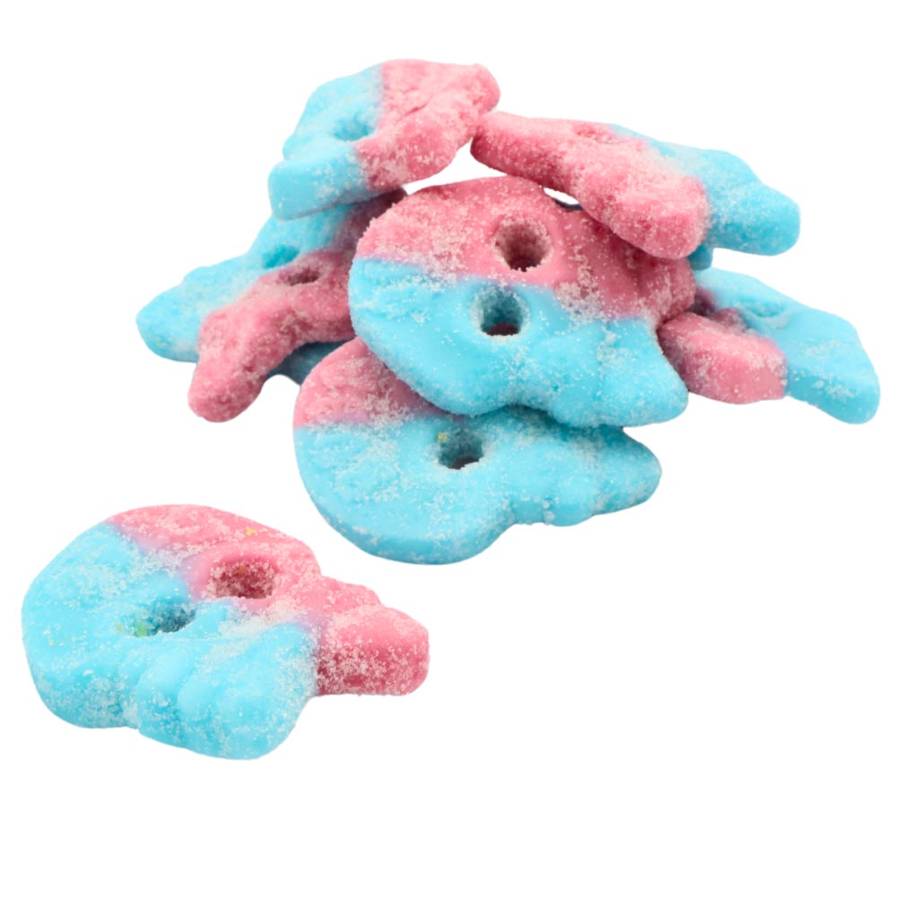 Bubs Fizzy Bubblegum Skulls Swedish Pick N Mix Sweets