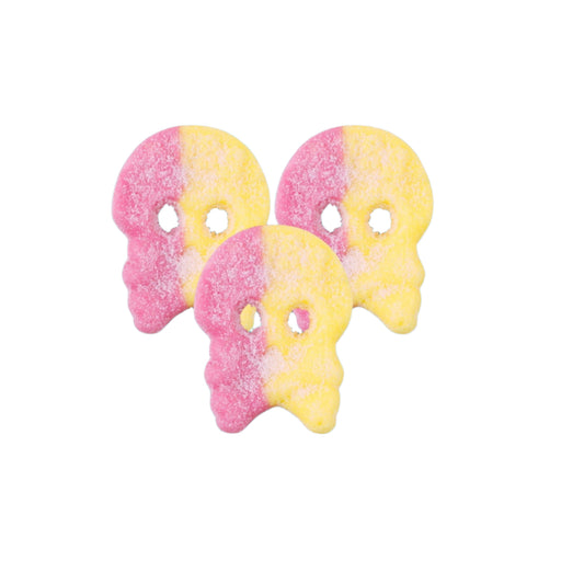 Bubs Sour Raspberry & Lemon Skulls vegan sweets retro sweets Killer Candy
