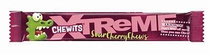 chewits xtreme sour cherry chewy sweets retro sweets killer candy 