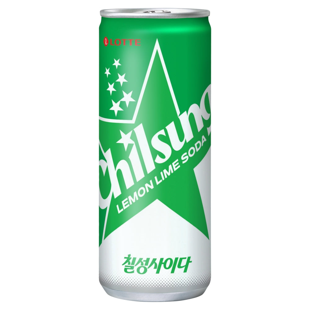 Chilsung Lemon & Lime Soda Korean Drinks