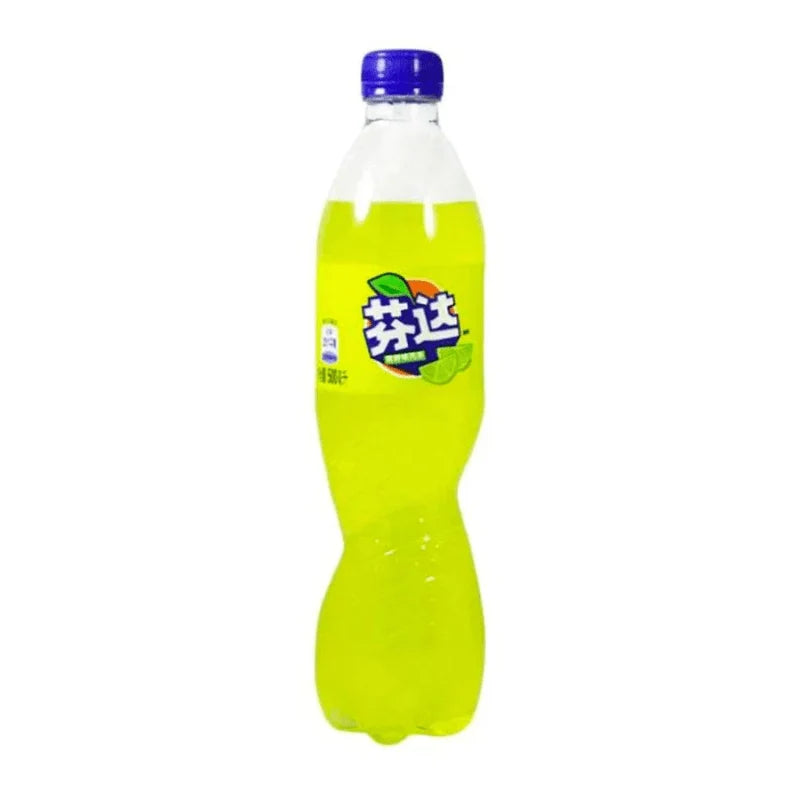 Fanta Lime Bottle Chinese Drinks