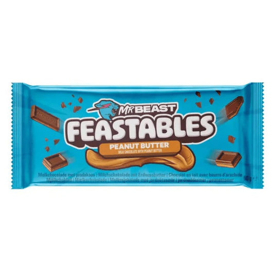Feastables by Mr Beast Peanut Butter Chocolate Bar American Chocolate