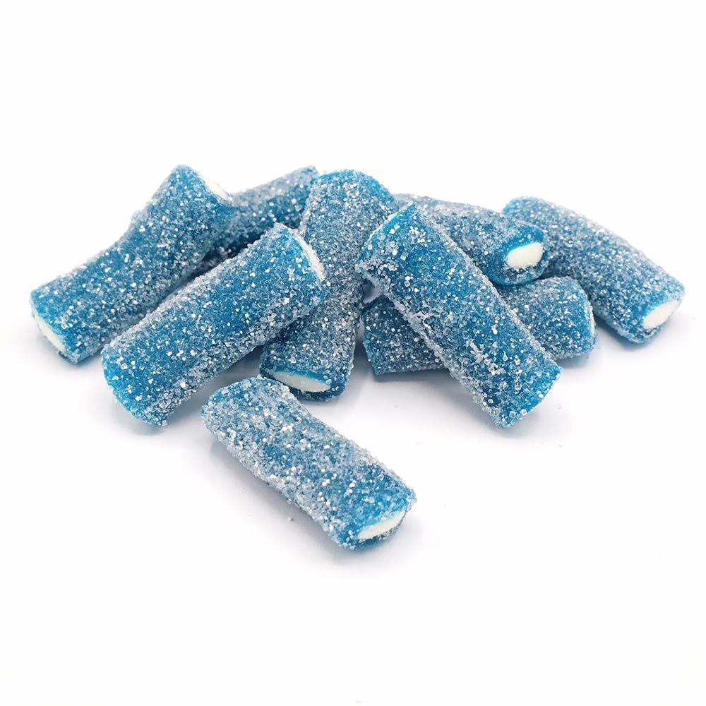 Fizzy Blue Raspberry Pencil Bites Retro Sweets
