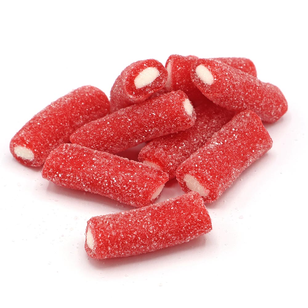 Fizzy Strawberry Pencil Bites Retro Sweets