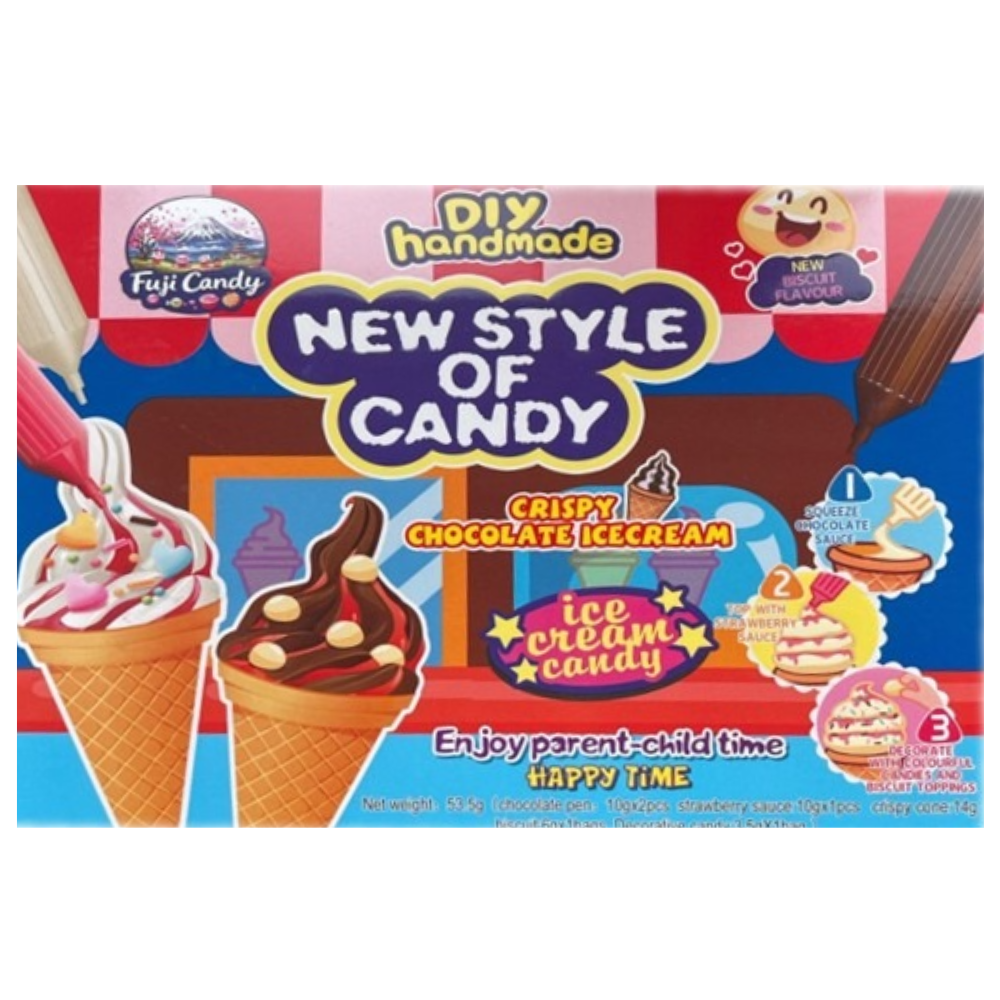 Fuji Candy Handmade DIY Make Your Own Ice Cream Shop Candy Kit Japanese Candy