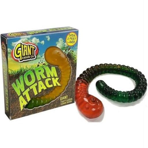Giant Candy Co. Giant Jelly  Worm Attack Sweet Gift Idea
