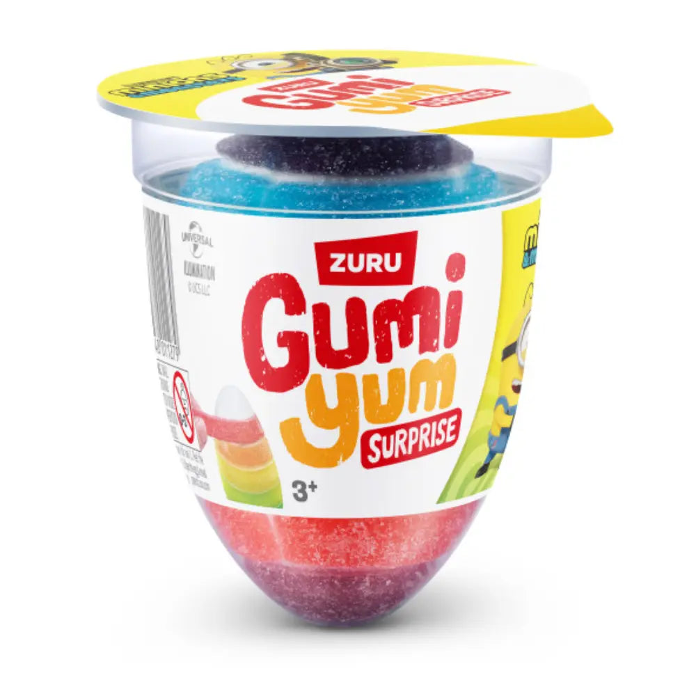 Gumi Yum Surprise Gummy Egg with Minion Toy Retro Sweets