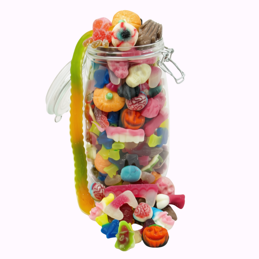 Halloween Pick N Mix Clip Top Jar Halloween Sweets