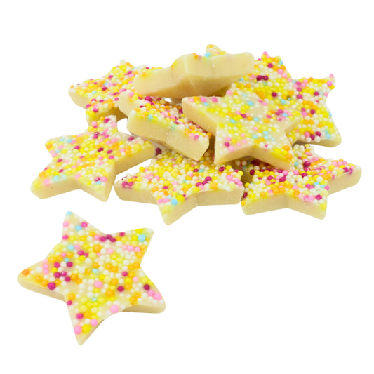 Hannahs White Chocolate Stars Retro Sweets