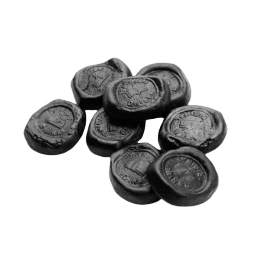 Haribo Pontefract Cakes jelly sweets liquorice sweets retro sweets Killer Candy