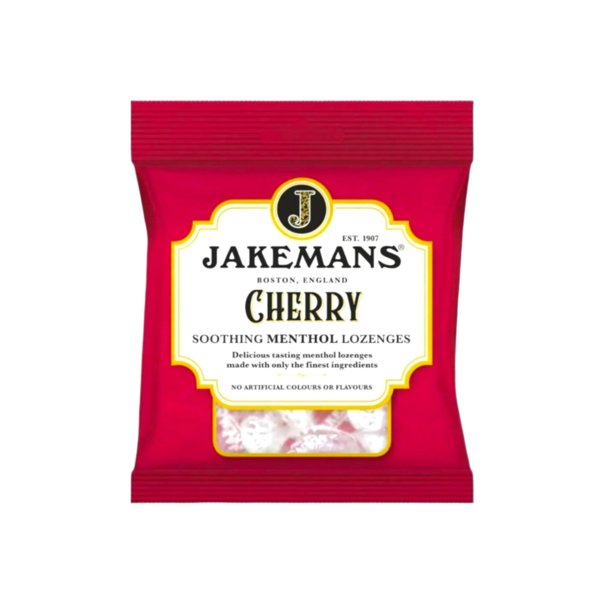 Jakemans Cherry Menthol boiled sweets retro sweets Killer Candy