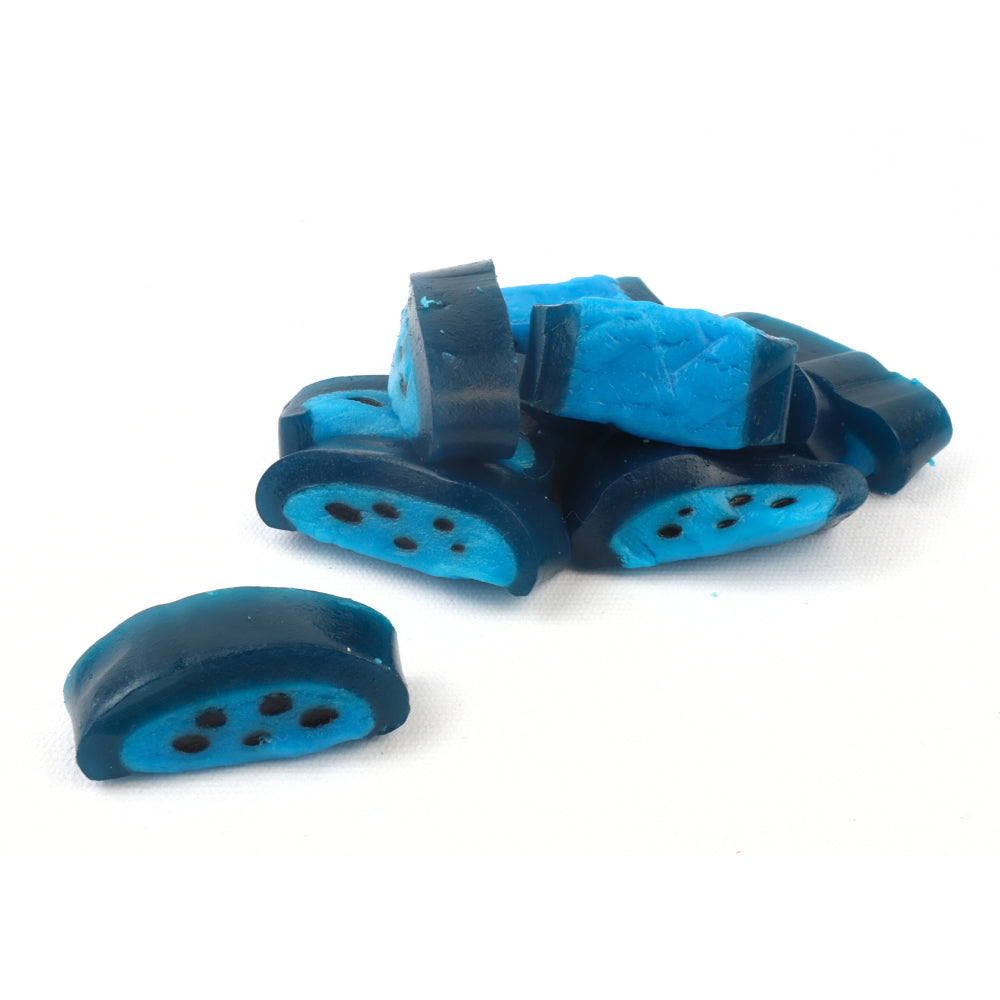Jelly Blue Raspberry Peelable Slices Retro Sweets